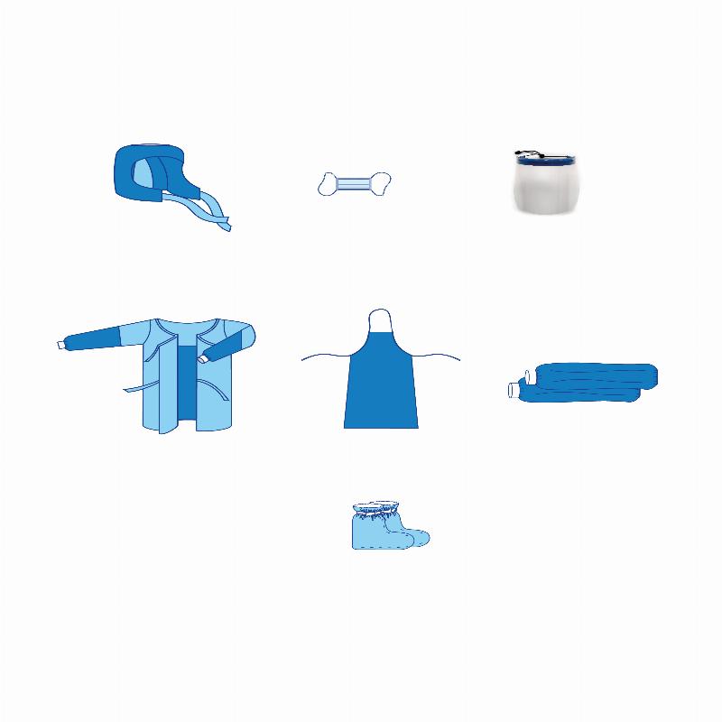 Комплект одягу «Анти-СНІД» №7 Taipan-Pharm стерильний